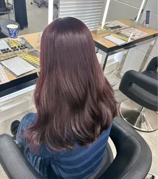 ロング miku/ラベンダー 透明感カラー🪻❤︎のヘアスタイル