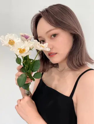 ミディアム ♡ 柔らかヘア 貝塚優花 ♡のヘアスタイル