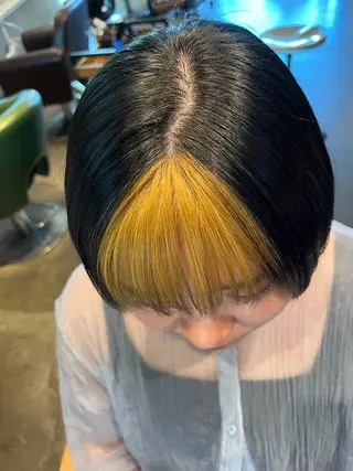 カラー 加納 彬華のヘアスタイル