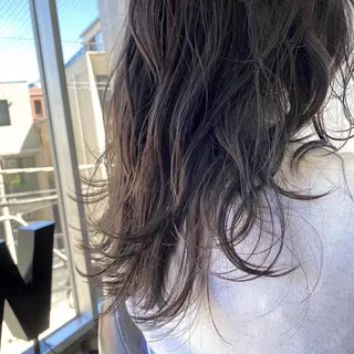 ミディアム カラー ヘアアレンジ 【ダメージレス施術】 【透明感】北村 拓也のヘアスタイル