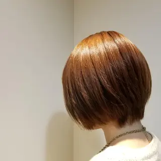 ショート RIKA韓国ヘア/く びれヘア/上品カラーのヘアスタイル