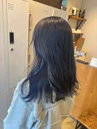セミロング カラー .sirohair momoka🫧のヘアスタイル