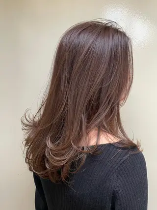 ロング カラー ハイトーン×似合わせ 🌱中川慎之介のヘアスタイル