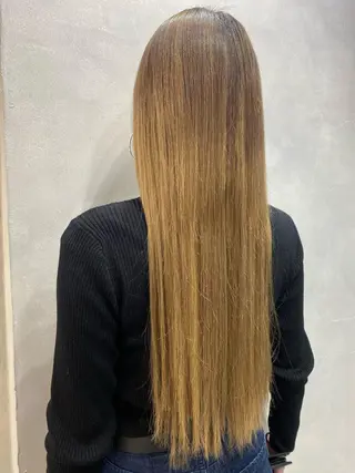 セミロング カラー ヘアアレンジ FAAM Tsuneのヘアスタイル