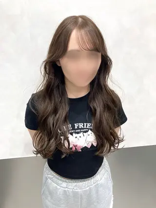 ロング カラー 💖ブリーチなし透明 感💖ASAHIのヘアスタイル