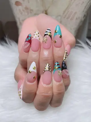ネイル Sora nail 長さ出し専門店のネイルデザイン