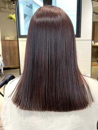 セミロング 🫧透明感カラー／ 💙安藤美海💙のヘアスタイル