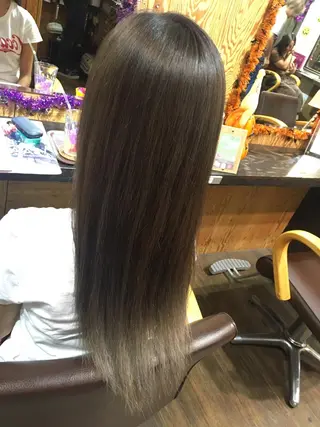 ロング カラー IwAsh大和駅前店 河野亜里香のヘアスタイル
