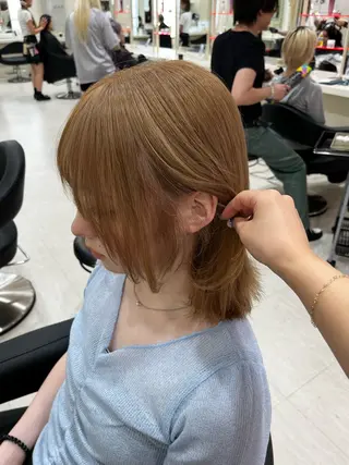 ミディアム カラー 💟RINNA 艶カラー💟のヘアスタイル