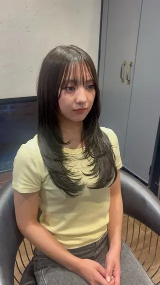 ロング 徳森 翔磨のヘアスタイル