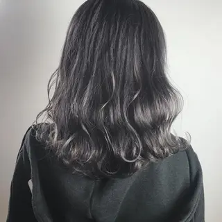 ミディアム MORISAKI ✂︎縮毛矯正のヘアスタイル