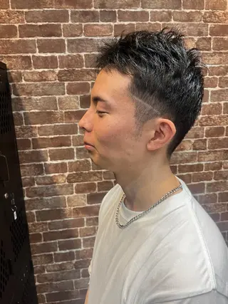 ショート カラー パーマ ヘアアレンジ メンズ キッズ ネイル マツエク・マツパ アイブロウ 久木原 ゆりのヘアスタイル