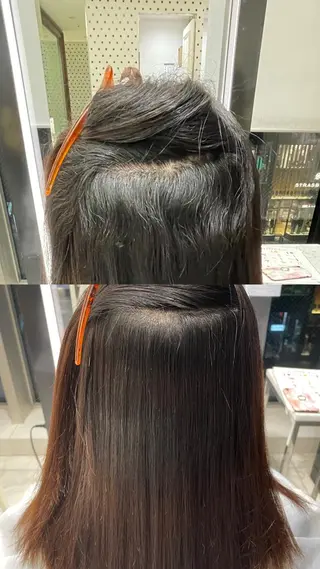 セミロング 縮毛矯正/レイヤー 🌙児玉光瑠のヘアスタイル