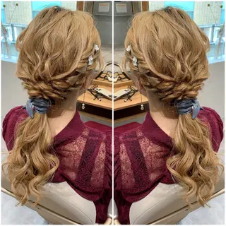 ロング ヘアアレンジ 韓国hair🦋 Nanaのヘアスタイル