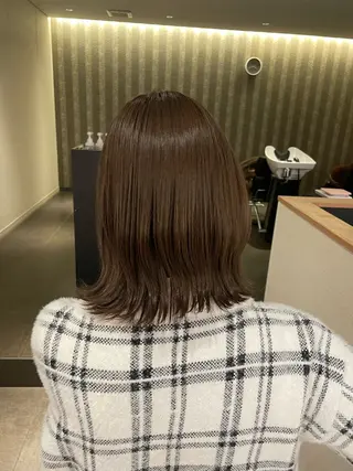 カラー ふわっと抜け感🫧 ブラウンベージュ🤎のヘアスタイル