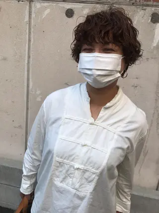ショート ayane⭐️ボブ・ ショート・パーマのヘアスタイル