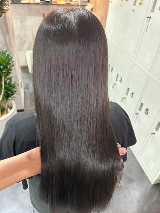 ロング 新田 修司のヘアスタイル
