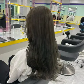 セミロング カラー ヘアアレンジ 【透明感×レイヤー】 🍃RIKU🍃のヘアスタイル