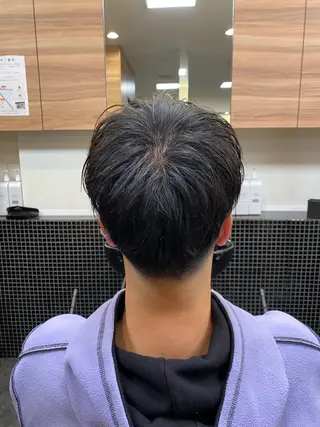 ショート メンズ メンズパーマモデル 大募集中のヘアスタイル