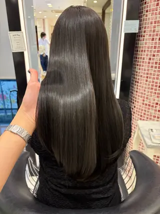 ロング カラー 韓国っぽ水光肌カラー マンツーマン🫧なおのヘアスタイル