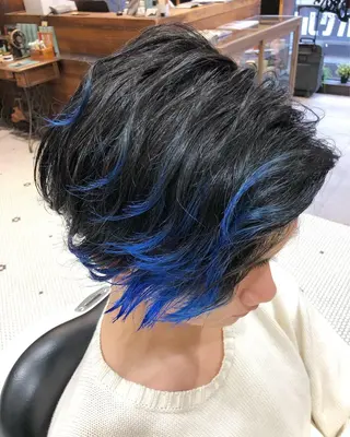 カラー メンズ カット無料/髪質改善 髪質根本改善/艶髪のヘアスタイル