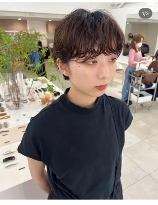 ショート パーマ 小林 叶佳のヘアスタイル