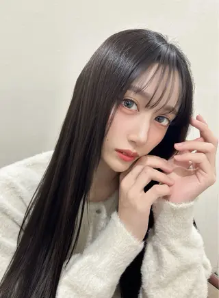 ロング 藤井 佑真のヘアスタイル