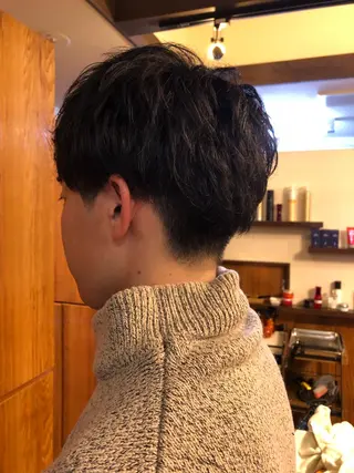 ショート メンズ 長谷川 薫のヘアスタイル