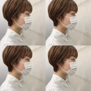 ショート カラー 透明感カラー✂︎ /縮毛矯正/YUKAのヘアスタイル