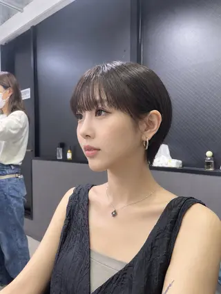 ショート 浅草🌿髪質改善 韓国風レイヤー小林のヘアスタイル
