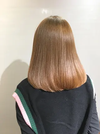 ミディアム カラー ヘアアレンジ 柔らか垢抜けｶﾗｰと ｶｯﾄ🫧ASUKAのヘアスタイル