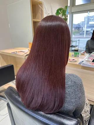 ロング KO コウ 【SARA 新宮店】のヘアスタイル