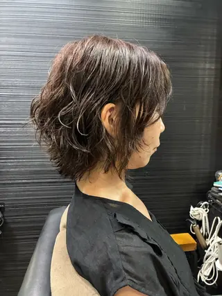 ショート パーマ 山本 雅由のヘアスタイル