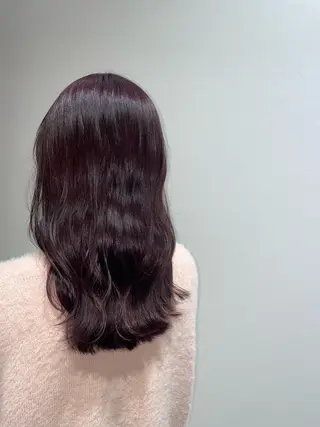 ロング カラー 十条/パーマ ゆづきのヘアスタイル