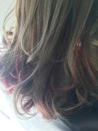 ロング 松本 亮のヘアスタイル