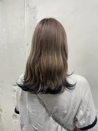 セミロング カラー 🧡艶髪/エクステ 🫧🧡YUKI❄️のヘアスタイル