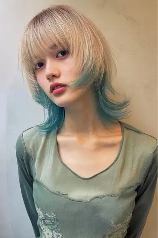ミディアム カラー 🩵DAICHI /デザイン特化🩵のヘアスタイル