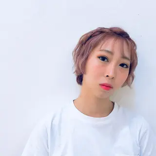 ショート ヘアアレンジ リリー /Men's/パーマのヘアスタイル