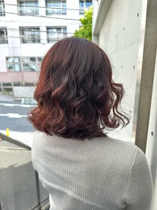 ショート カラー MAI/髪質改善/ 幹細胞トリートメントのヘアスタイル
