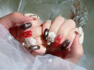 ネイル Natsuki ໒꒱ワンホン韓国のネイルデザイン