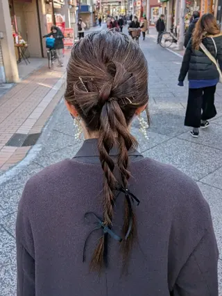 ロング 奈良橋 彩圭のヘアスタイル