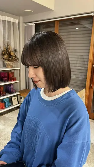 カラー 髪質改善カラー cipre 唯舞のヘアスタイル