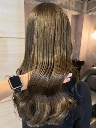 ロング カラー 🍒さき🍒大宮/ 透明感カラーのヘアスタイル