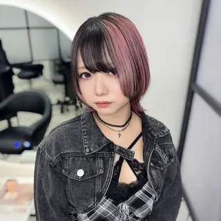 ミディアム カラー Ren. 🦋デザインカラーのヘアスタイル