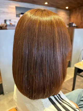ミディアム ✨縮毛矯正モデル✨ RURUのヘアスタイル