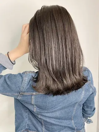 セミロング BUCKS【天王寺】 バックス【駅30秒】のヘアスタイル