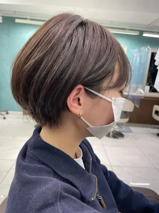 カラー 渡部凌我 小顔ウルフ ハイトーンカラーのヘアスタイル