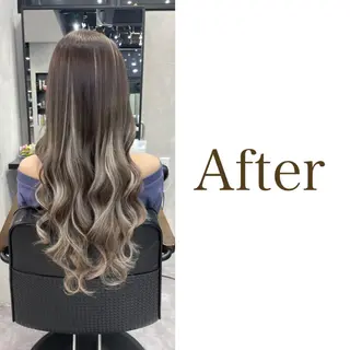 ミディアム カラー ヘアアレンジ FAAM Tsuneのヘアスタイル
