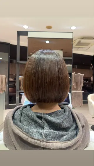 ショート 銀座/ボブモデル/ AIR 園田萌華のヘアスタイル