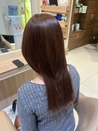 カラー モデル様募集中 田中ゆらのヘアスタイル